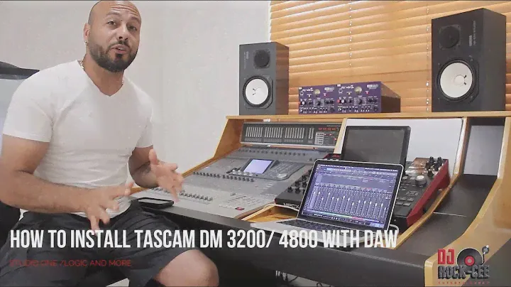 How To Install Tascam DM 3200 / DM 4800 To Your Daw (Studio One)Using Your Mixer As Control Surface