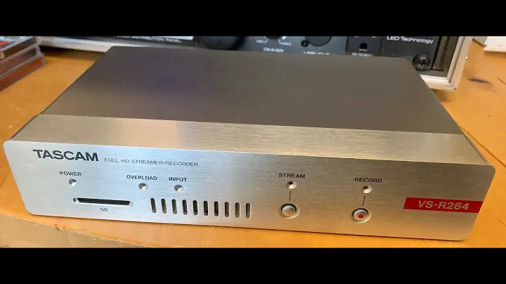 Tascam VS-R264 streaming appliance quick look
