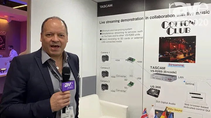 ISE 2020: TASCAM Features VS-R264 and VS-R265 Streaming Encoders for Video AV-over-IP