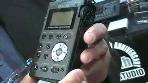 TASCAM DR-100 Portable Digital Recorder Summer NAMM Demo