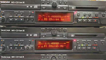 Tascam MD-CD1MkII, MD-CD1MkIII, đầu 3 trong1 (CD/MD/DAC) chuẩn phòng thu, rất nhiều chức năng