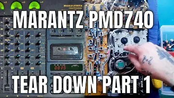 Marantz PMD740 | Tear Down | 1 | Open Case & Remove Transport