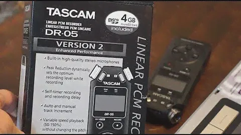 Обзор рекордера TASCAM-DR05