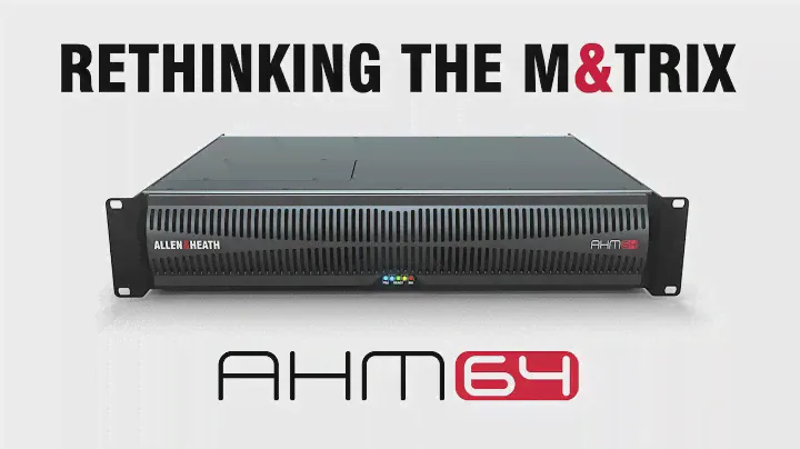 AHM-64 - 64x64 Audio Matrix Processor