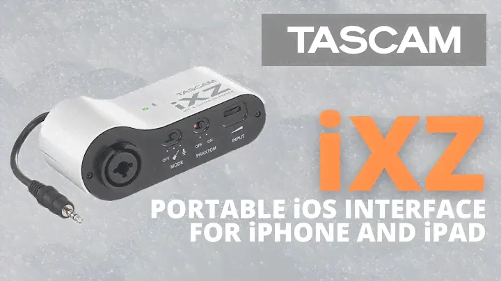 Портативный iOS-интерфейс TASCAM iXZ для iPhone и iPad