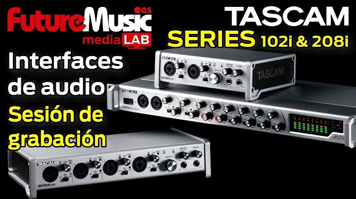 Interfaces TASCAM SERIES 102i & 208i, grabación USB/MIDI de alta calidad para tu estudio
