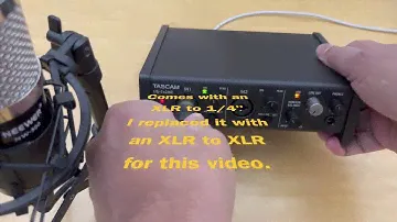 Tascam US 2x2HR Set Up by Newbie