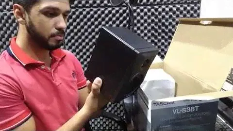 #Unboxing - Monitores para Estúdio Tascam VL-S3BT