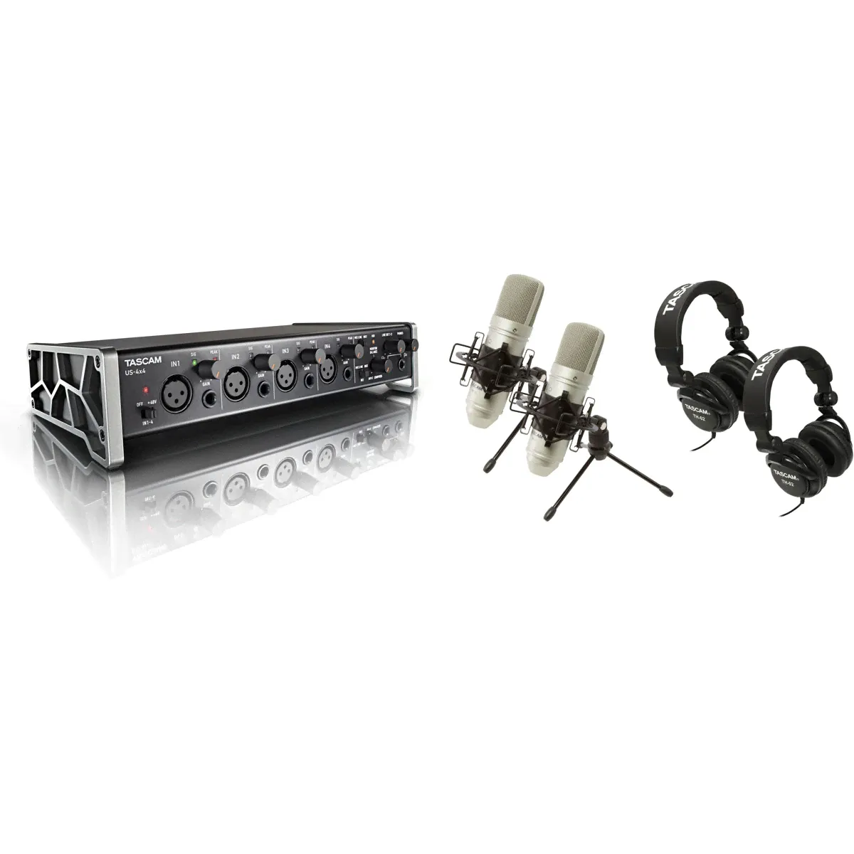 Tascam TrackPack 4x4 Комплект для звукозаписи-0