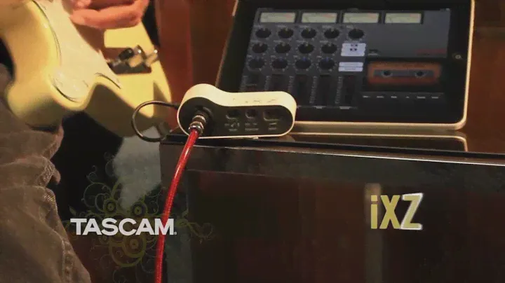 iXZ da Tascam - Interface para iPad, iPhone e iPod touch