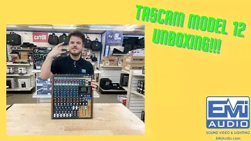 Tascam Model 12 unboxing at EMI Audio!