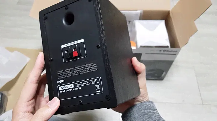 TASCAM VL-S3BT bluetooth speaker unboxing 개봉기