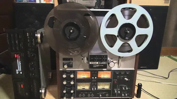 【オープンリールデッキ】TEAC A-3340 動作様子【自己録音再生】