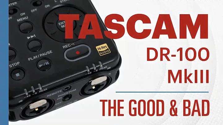 Tascam DR-100 MkIII Audio Recorder - The Good And Bad