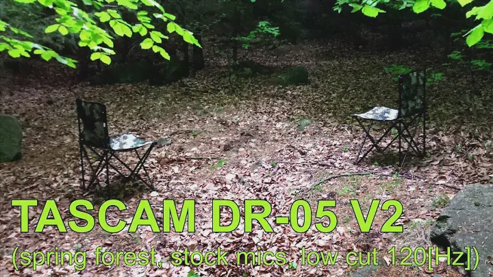 TASCAM DR-05 V2 test recording