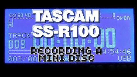 TASCAM SS-R100- Recording Demo: Hammy Technoid Talks