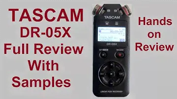 Review Tascam DR-05X Voice Recorder
