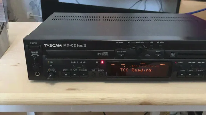 Tascam md-cd1 mk II- воспроизведение CD