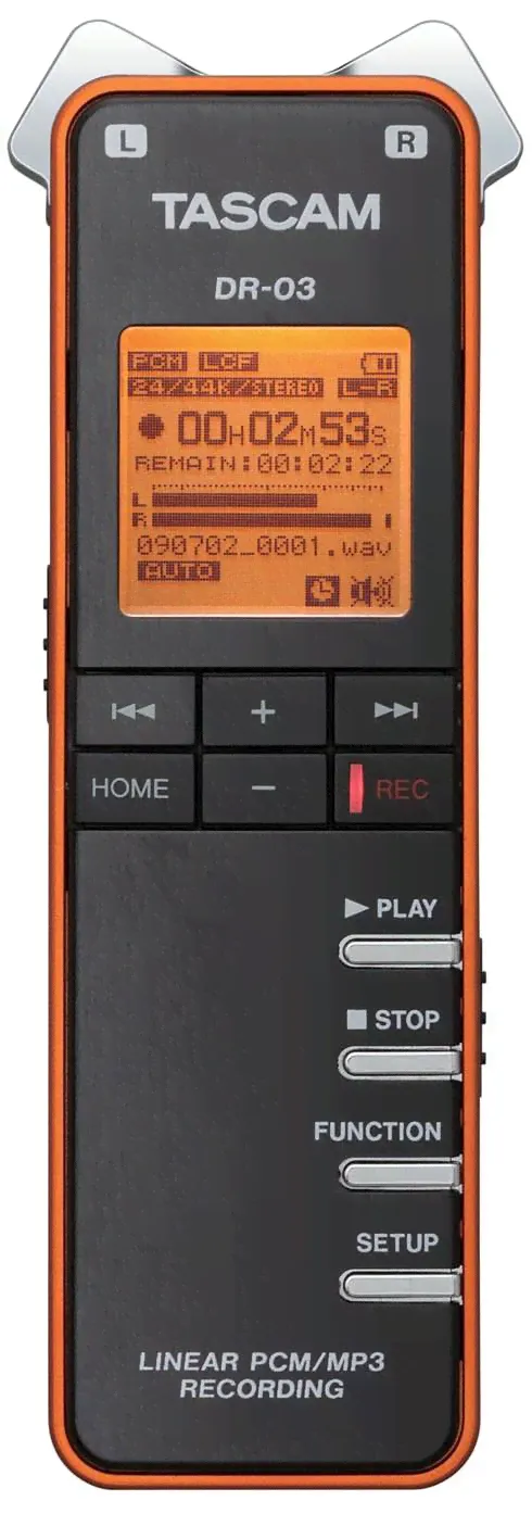 ПОРТАТИВНЫЙ РЕКОРДЕР TASCAM DR-03-0
