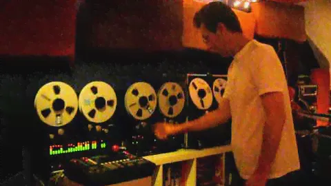 Tascam MSR24 x 2 + Midiizer = 46 analog tracks!