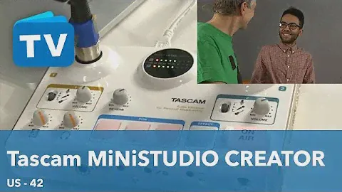 TASCAM Ministudio Creator US - 42 Interface für Podcaster und YouTuber