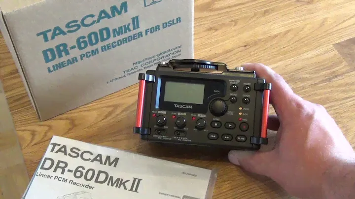 Tascam-DR-60D MKII - LINEAR PCM RECORDER FOR DSLR