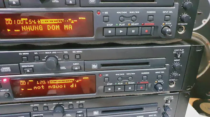 Đầu 3 trong 1 Tascam MD-CD1, MD-CD1 MkII, MD-CD1B MkIII long lanh (0907406222; 86 Lê Thị Riêng, Q.1)