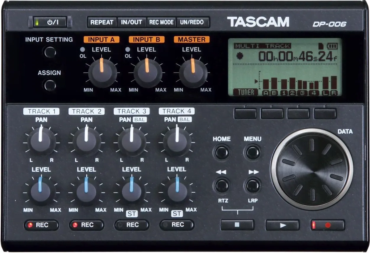 Tascam DP-006 6-канальная цифровая портастудия SD/SDHC-2
