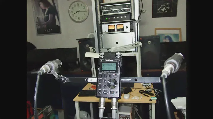 TASCAM DR-100で宅録実験　録音したまま