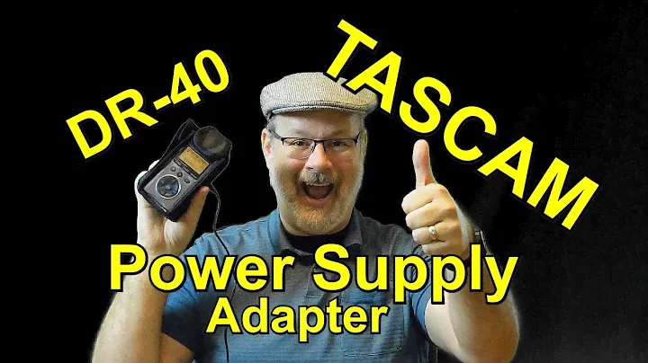 TASCAM DR-40 Power Supply Adapter - Unboxing and Mini Review - RM00159
