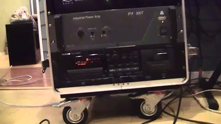 testing a Tascam CD A500
