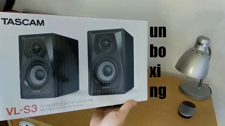 TASCAM VL-S3 stúdiómonitor unboxing