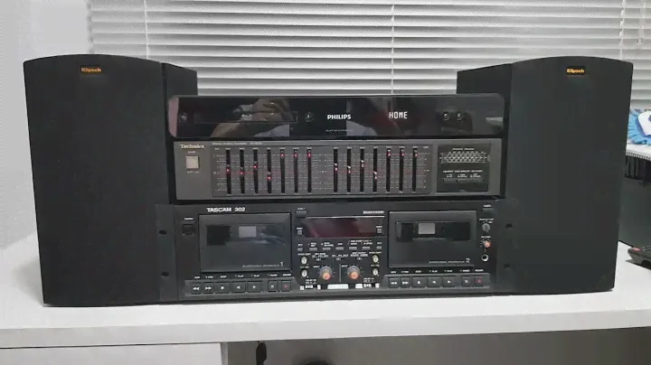 Tape Deck Tascam 302 Profissional - 2 deck's de Gravação - Ambos Auto Reverse. (da minha Coleção).