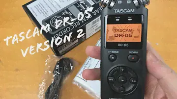 Tascam DR-05 Version 2  (UNBOXING)