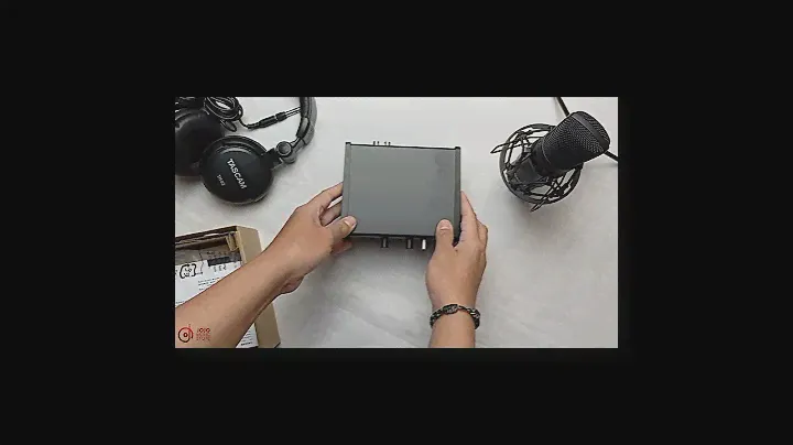 Unboxing Tascam US 1X2 HR Audio Interface