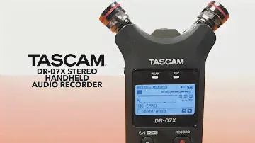 Tascam DR-07X Stereo Handheld Audio Recorder | Gear4music