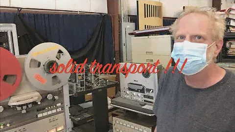 PRO AUDIO DESIGN - Shop and storage warehouse visit.  (Tascam 48)