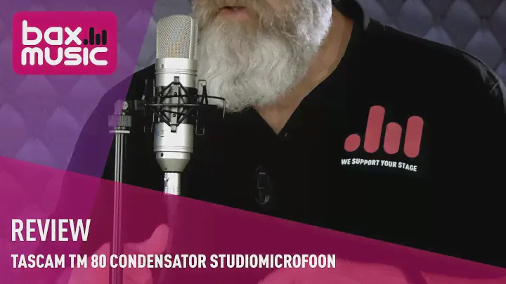 Tascam TM-80 Condensator Studiomicrofoon Review | Bax Music