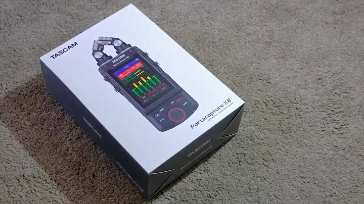 Unbox Tascam Portacapture X8 Audio Recorder