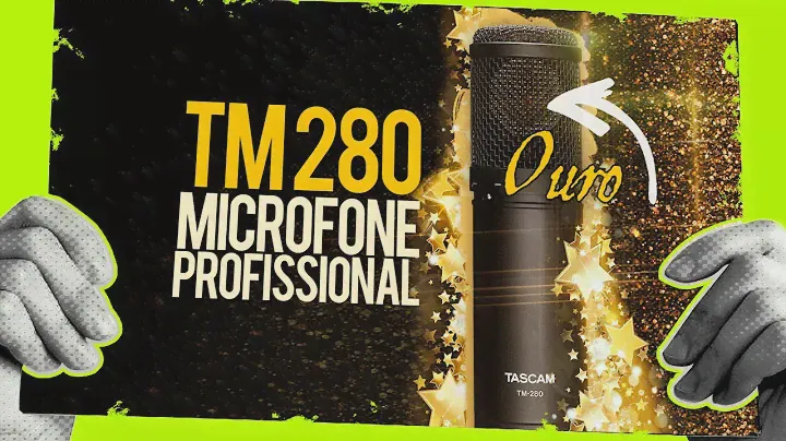 Descubra o microfone perfeito para capturar áudios profissionais TASCAM TM-280