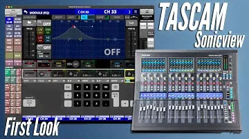 TASCAM Sonicview control software & offline editor first look 🎛️