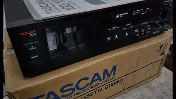 Tape Deck Tascam mod. 103 - 3 heads in recording tests.