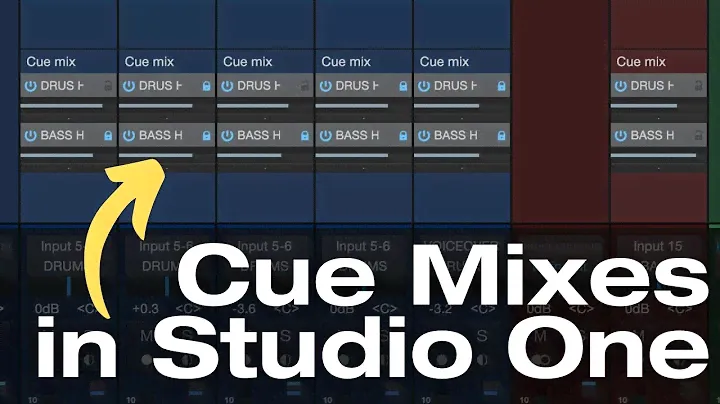 Cue Mixes in #StudioOne