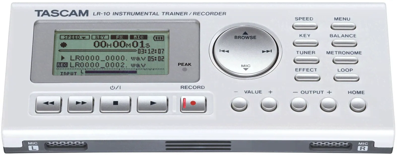 ПОРТАТИВНЫЙ РЕКОРДЕР TASCAM LR-10