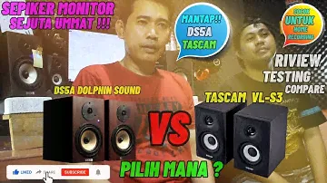 Riview DS5A vs TASCAM VL-S3 Speaker Murah Home Recording